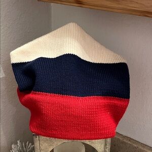 Classic Tricolor Knit Beanie- Brand New